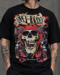 Polera Guns N' Roses Skull Bandana - Guns & Roses Vintage