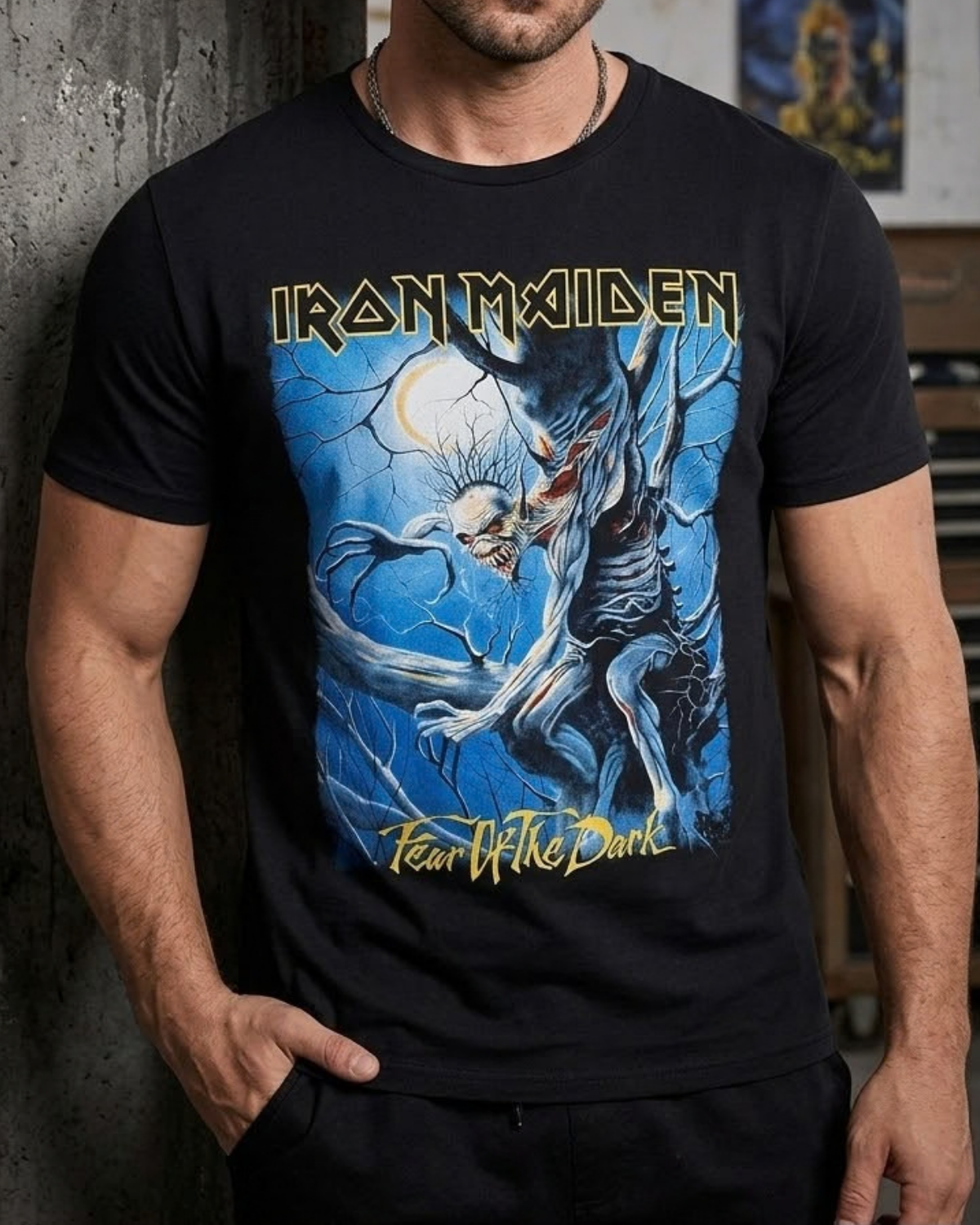 Polera Iron Maiden - Fear Of The Dark