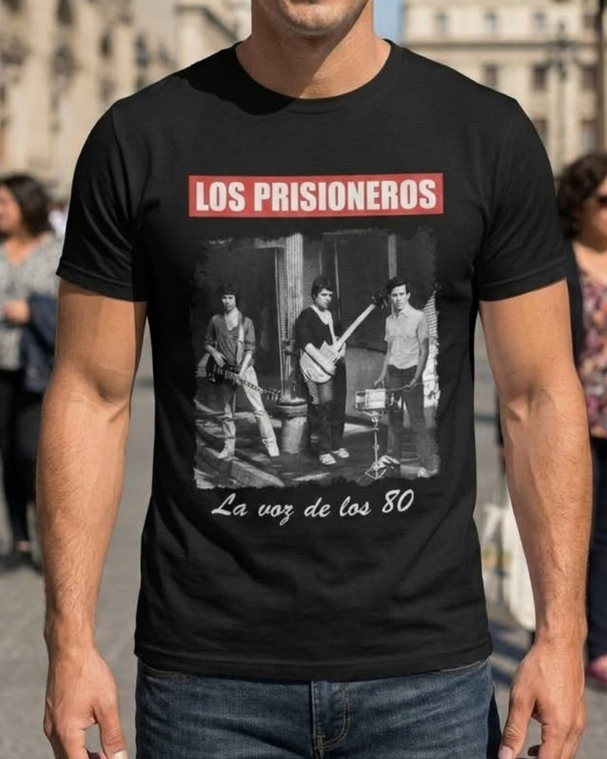 Polera Los Prisioneros La Voz de Los Ochenta