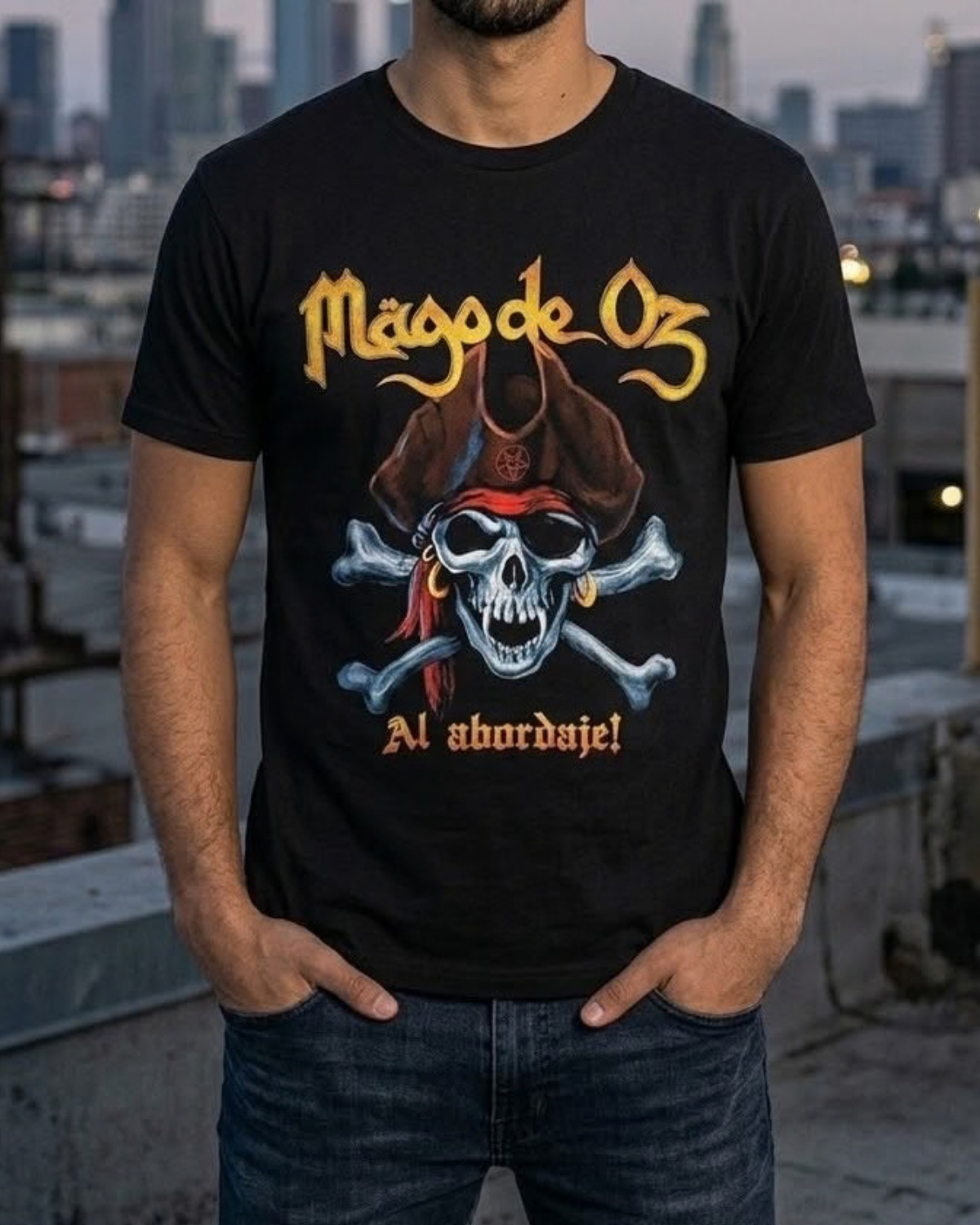 Polera Mago De oz Al Abordaje